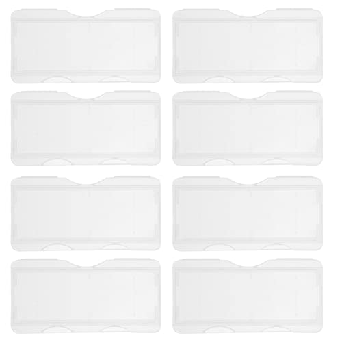 SOLUSTRE 100pcs Plastic Slide Storage Boxes Individual Microscope Slide Holder Slide Boxes for Labs