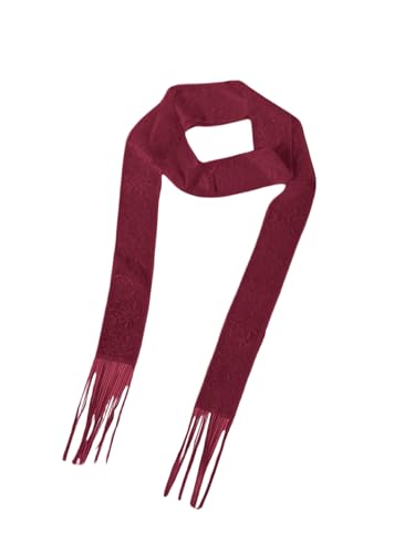 Image of RoseSeek Women's Lace Sheer Mesh Waist Scarves Lightweight Thin Skinny Scarfs Shawl Fashion Accessories