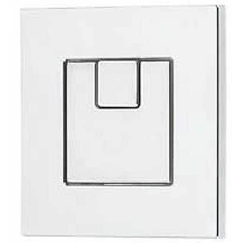 Thomas Dudley 325276 73.5 mm Square Vantage Piazza Dual Flush Chrome Toilet Push Button - Multi-Colour