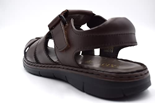 NEKTA /ke'nekt/, Men's Fisherman Leather Sandals- RMDR-13