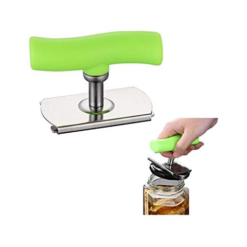 ACYOUNG Glasöffner Deckeln aus Edelstahl Schraubdeckelöffner Verstellbare Twist Off Schraube Dosenöffner Cover