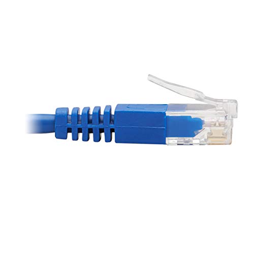 Cable Ethernet Cat6 Tripp Lite Up Angle 2 ft Azul miniatura 5