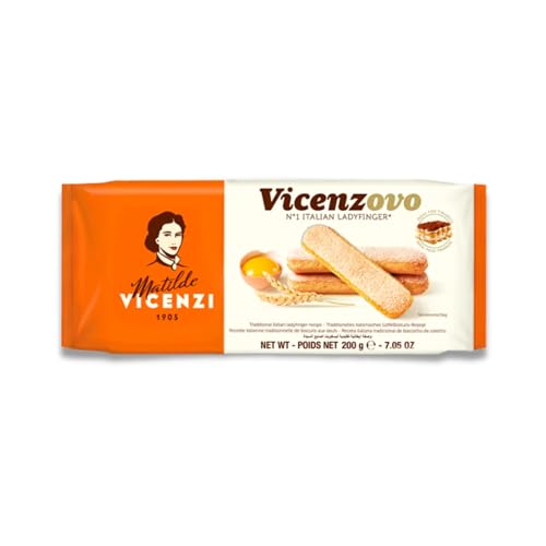 Image of Matilde Vicenzi Ladyfingers Original & Strawberry Combo Pack of 2, 400g | Italy's Favorite Ladyfinger | Perfect for Tiramisu & Desserts | GMO-Free & All Natural Ingredients | Light, Crisp & Delicately Sweet