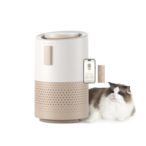 PetSnowy 空気清浄機 ペット特化モデル TiO2臭気制御 空気品質監視 花粉対策...