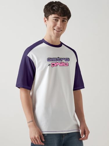 Image of crazymonk Base Ball Team Graphic Printed Oversized T-Shirt - Multi Color