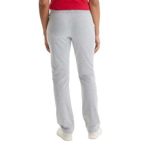Image of Hanes Women's French Terry Pants, Pocket Lounge Pants for Women, Lighter-Than-Fleece Loungewear, 31 inch