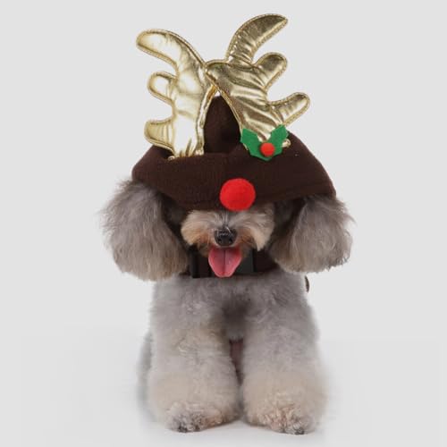 Disfraz Navideño para Perro Ipetboom Talla 51 cm miniatura 4