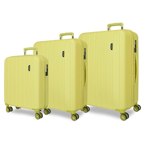 Suitcase Set, Green, 68 x 48 x 27 cm