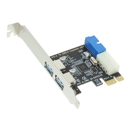 Carte extension USB PCI-E double port Operitacx pour PC fixe