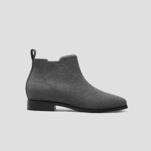 Image of VIVAIA Ryan Slip-On Chelsea Boots for Women, Square Toe Ankle Boots, Water Repellent Comfortable Low Heel Booties for Daily Outfit