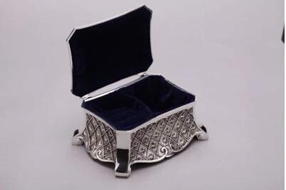 Anncus large Classical European Gothic Eternity Rose Princess metal jewelry box keepsake souvenir box case Z010