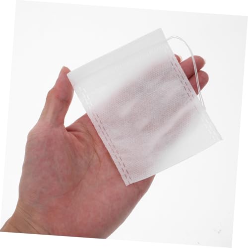 100 bolsas de tela sin tejer con cordón reutilizables para cocina miniatura 7