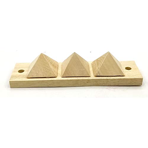 Image of Plus Value Authentic Shriparni Wooden Pyramid Strip for Vastu Dosh Nivaran | Toilet & Bathroom Defects Remedy | Negative Energy Protection | Home Office Vastu Correction Tool | Original | Ready to Use