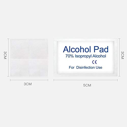 FAVOMOTO 500 Stks Alcoholdoekje Wegwerp Praktische Steriliserende Pad Niet-Geweven Reinigingsdoek Vochtige Doekjes… - Image 4