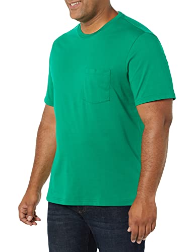 Image of Amazon Essentials Men's Short-Sleeve Crewneck Pocket T-Shirts, Pack of 2