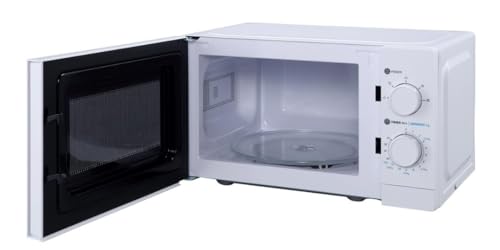 Mikrowelle MW10720, Stahl-SPCC, 43.9 x 33.4 x 25.8 cm, 20 L, 700 W, 5 Programme, Timerfunktion, Drehteller-Ø: 25.5 cm, weiß – Bild 5