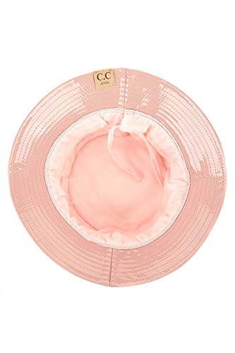 Children Kids Girl 2-9 Years Waterproof Shiny Rain Bucket Cap Hat2