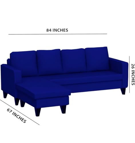 Image of The MM Furniture store Premium Fabric Sofa - Sapphire (5 Seater - LHS)