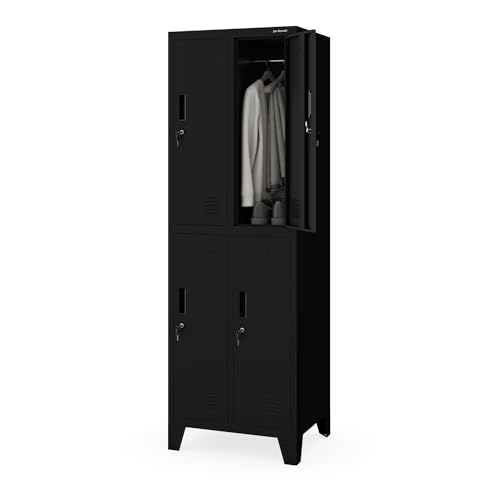 Jan Nowak Umkleideschrank Spindschrank Metall, 4 Fächer...