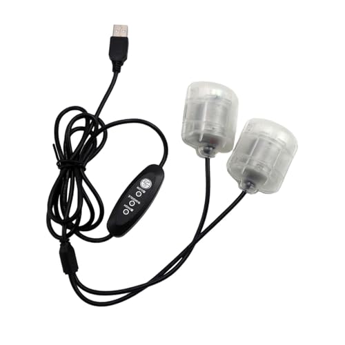 Motor de Vibración USB con Doble Motores Vibratorios Impermeable Cilíndrico de Repuesto Material PP miniatura 6