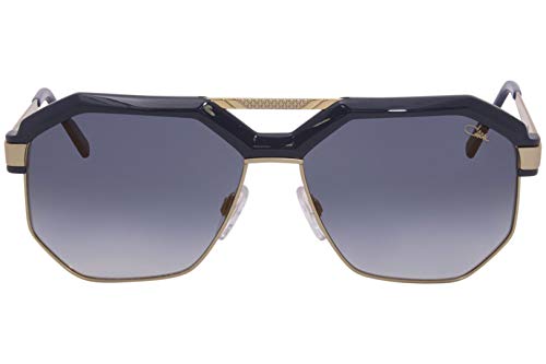 Cazal 9092 003 Sunglasses Men's Gold-Blue/Blue Gradient Lenses Round 62mm2