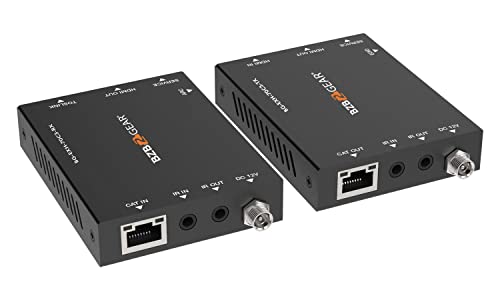 BZBGEAR 4K UHD HDMI Extender with Bi-Directional IR/PoC/ARC and Audio De-embedding up to 230ft - BG-EXH-70C3