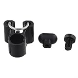 Support de tête de fourche de vélo en nylon avec bouton de fixation pour Brompton et pour vélos pliants 3sixty M6 Vis Noir