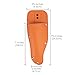 JANKOW Black Pruning Shear Bag, Gardening Pruner Shears, Sheath Pruner, Sheath Protective Case, Pruning Shear Tool Belt Holder 9.84 x 3.93 x 0.74 inches (Orange)