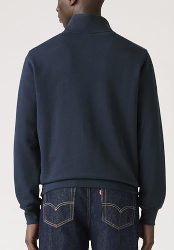 Levi's Para Hombre. A8606-0005 Sudadera Original Hm 1/4 Marino (L), Casual, AlgodóN - 3