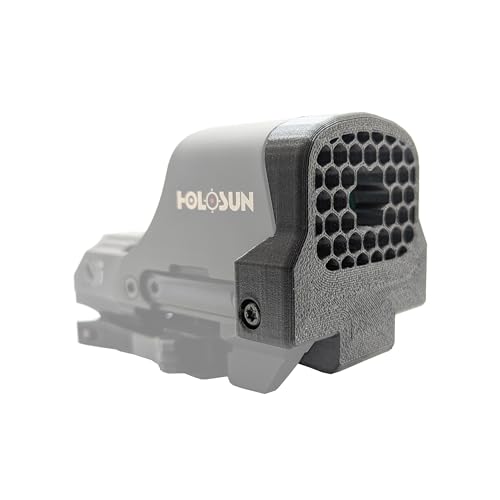 Killflash Hex Anti-Reflection Device Compatible with Holosun 510C (Open Center, Black)