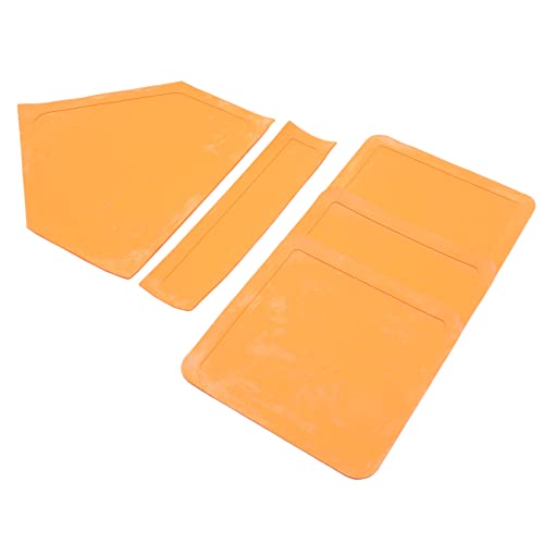 KOMBIUDA 1set Rubber Pitching Base for Backyard Play Non- Baseball Softball Bases for Youth Leagues Schools Parks Teeball Kickball Compatible Easy Setup Performance