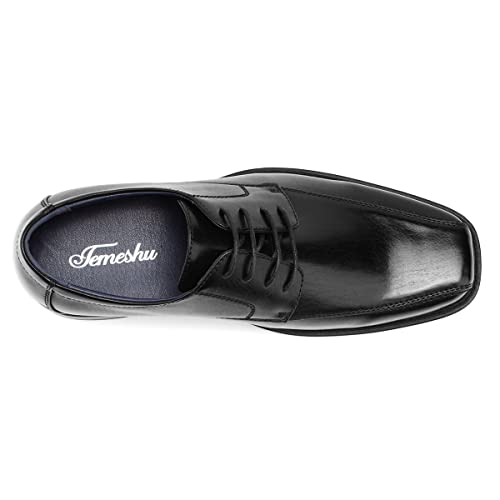 Temeshu Men's Oxford Classic Dress Shoes Casual Business Formal Lace up Shoes Lightweight DS114