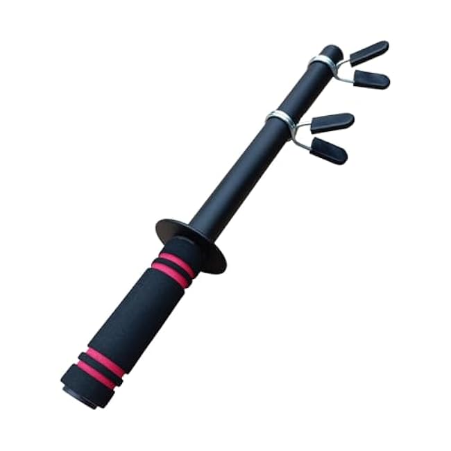 Dumbbell Bar Handle Forearm Wrist Exerciser Strength Training Heavy Duty Handle Workout Forearm Trainer Loadable for Exercise