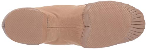 Bloch Women's Neo-Flex Slip-On Leather Jazz Shoes Neoprene Slip-On Split Sole with EVA Forefoot and Heel Pads, High Durability, Superior Fit, Flexibility, Step Dancing