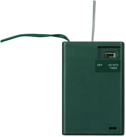 50ct Flickering LED Candlestick Lights, 40.8ft Lighted Length, Battery Operated with Clips, Warm Yellow Glow, Indoor Holiday Christmas Décor