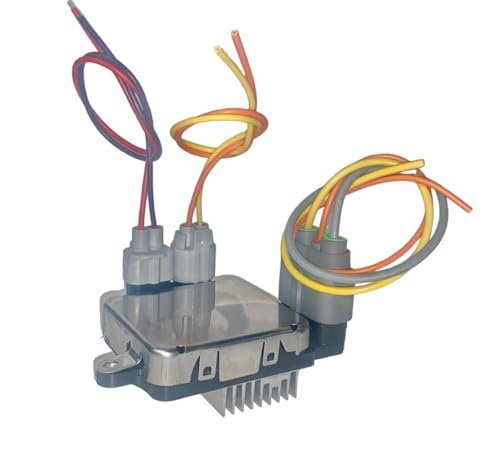 BMR611 Cooling Fan Control Module & Connectors Compatible with Part# 89257-30040, 89257-30060, 89257-30070, 89257-30080, 89257-30090, FCM111, RY1819, RY1822, RY1897, RY1890, 6H1524,