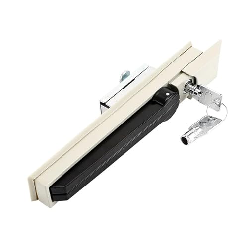 Serrure de châssis beige MS830 pour sécuriser l'armoire de commande de l'atelier