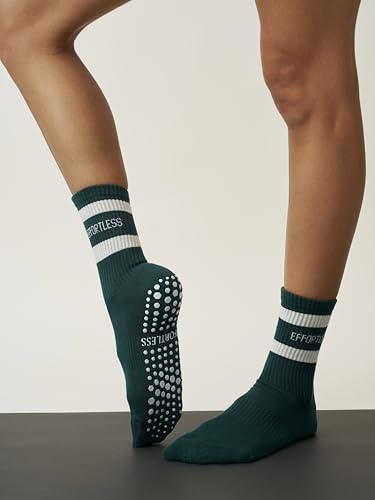 Image of Shapes Studio Half Calf Grip Socks, Cute Fruit Pilates Socks, Ruffle Socks, Non-Slip for Barre Yoga