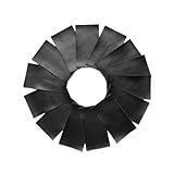 1 lb Bag of Real Cowhide Leather Sheets (14–16 Pieces) – 5”×10” Black Leather for Crafts, Sewing, DIY Projects & Leatherworking