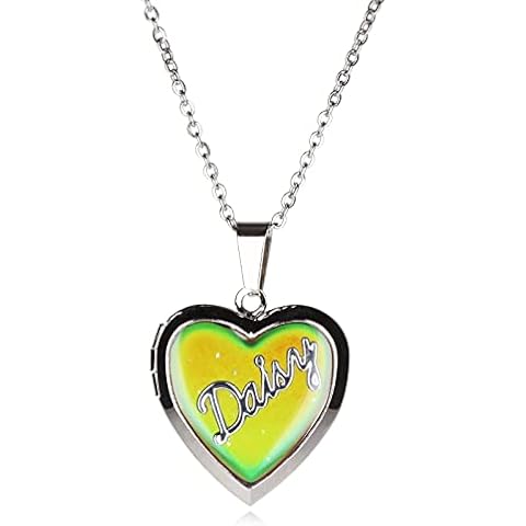 Daisy Girls Personalised Heart Mood Locket Necklace Cover