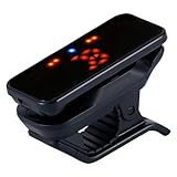 KORG(コルグ) ギター/ベース用 クリップチューナー Pitchclip 2+ ピッチクリップ 軽量/18時間連続稼働/角度調節/レフティ対応 ブラック PC-2+