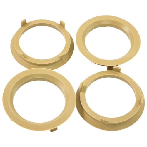4x Zentrierringe 70.1-57.1 | 70,1 auf 57,1 kompatibel mit AEZ | Dezent | Dotz | Enzo | Hellbraun
