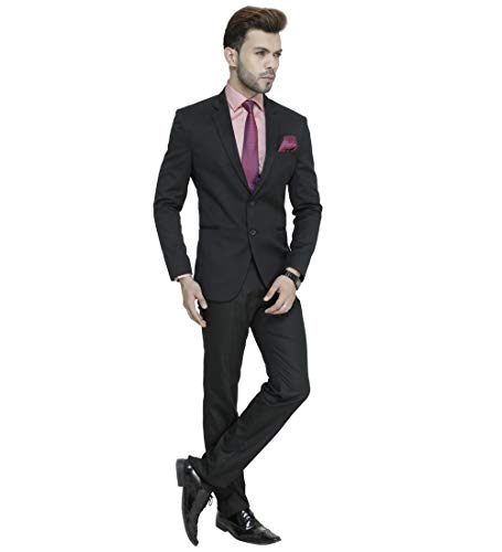 Image of MANQ Men Slim Fit Single breasted Suit