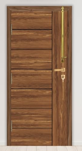 Image of inchBRASK inch Brass Tower Bolt Xylo Heavy - Golden Satin Finish with Screws | Door Latch - Chitkani for Doors & Windows | Xylo Heavy Tower Bolts | Kundi /Chitakni /Latch /Chitkini (36 Inches, 4, Piece)