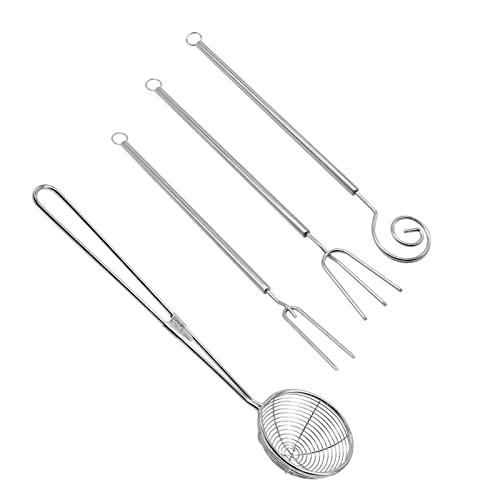 CADUFUELLY 4 Pcs Candy Dipping Tools Kit, Chocolate Dipping Kit for Handmade Chocolates Handmade...