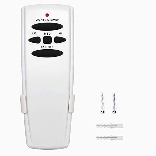 Hampton Bay Hunter Ceiling Fan Remote Control Replacement For Fanhd Hd5 Uc7078T Rr7079T L3H2010Fanhd L3H2014Fanhd,3-Speed With Light Dimmer,With Wall Mount #TOP18