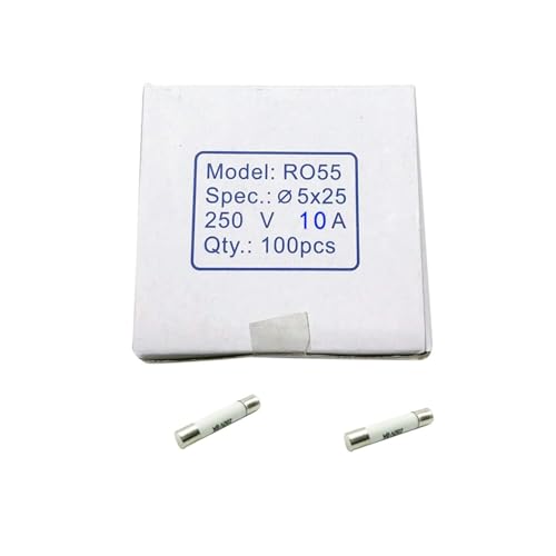 Fusible soufflage rapide 5x25mm de haute tolérance thermique en céramique stable
