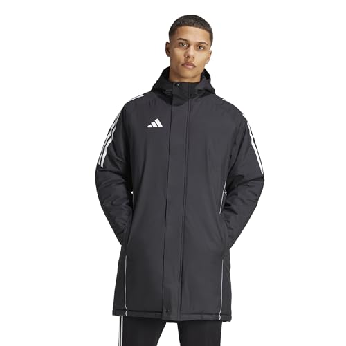 adidas Tiro24 Stadium Parka veste homme manteau long de sport chaud noir