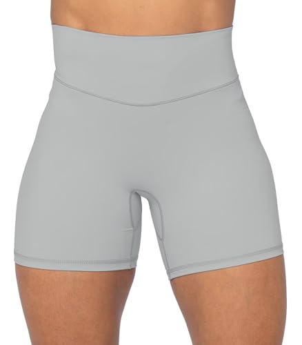 Image of Sunzel No Front Seam High Waist Biker Shorts for Women, Squat Proof Yoga Workout Gym Bike Shorts | 3, 5 Or 8-Inch Inseam, High Waisted, Tummy Control, No Front Seam, Buttery Soft, Compression Fit, Squat Proof