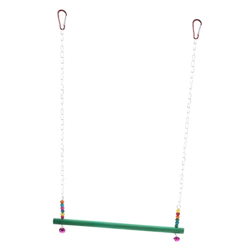 Toddmomy Enhance Chicken's Playtime Wooden Swing Climbing Frame Pet Chicken Toys Decorative Coop Accessory Random